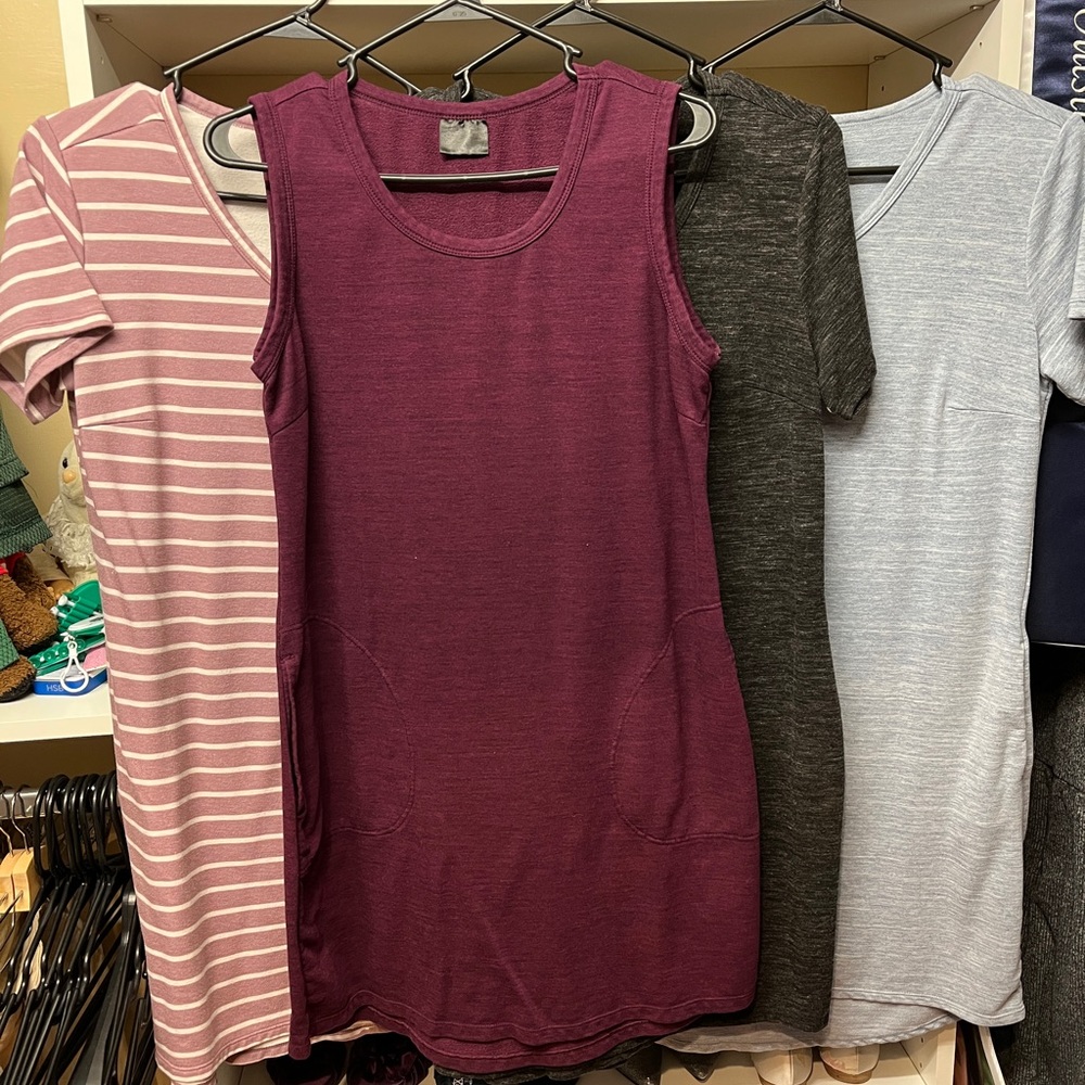 4 dresses from 32 Degrees Cool being sold as a bundle. All with pockets! Size M